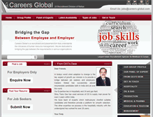 Tablet Screenshot of careers-global.com